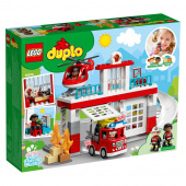 LEGO Duplo - Brandstation & helikopter