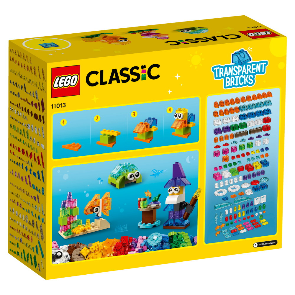 LEGO Classic - Kreativa transparenta klossar