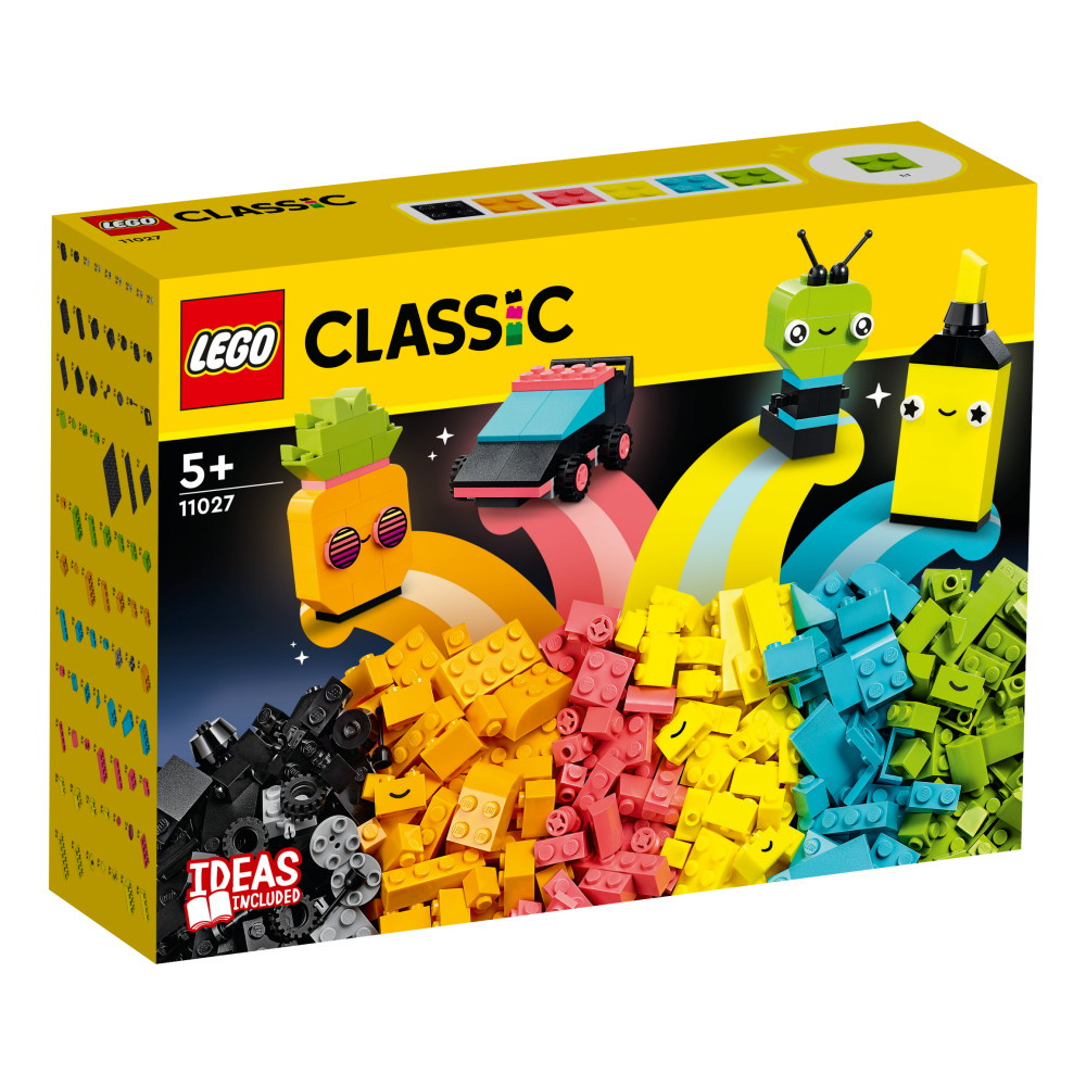 LEGO Classic - Kreativt skoj med neonfärger