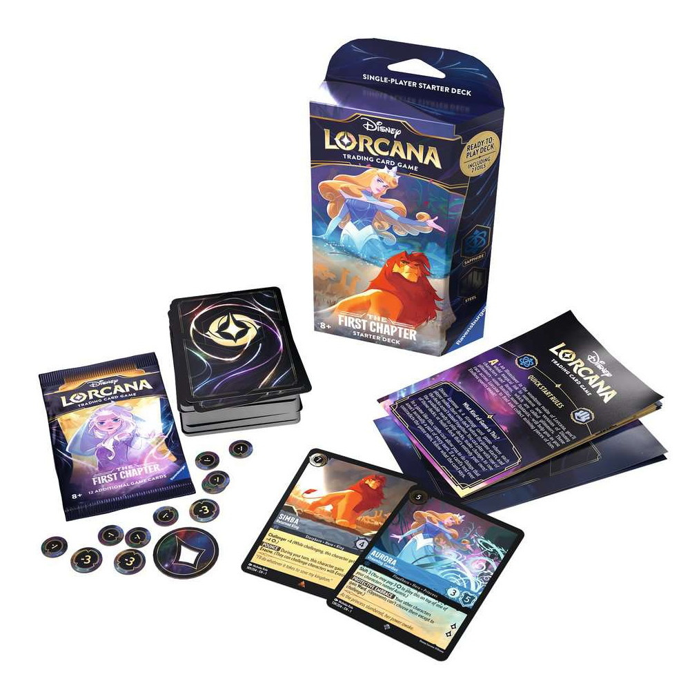 Disney Lorcana TCG: The First Chapter Starter Deck - Sapphire & Steel