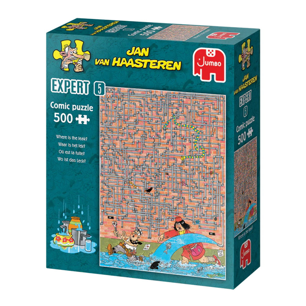 Jan van Haasteren Pussel - Where is the leak? 500 Bitar