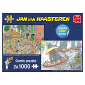 Jan van Haasteren Pussel - Dutch Traditions 2x1000 Bitar Jan van Haasteren Pussel - Dutch Traditions 2x1000 Bitar