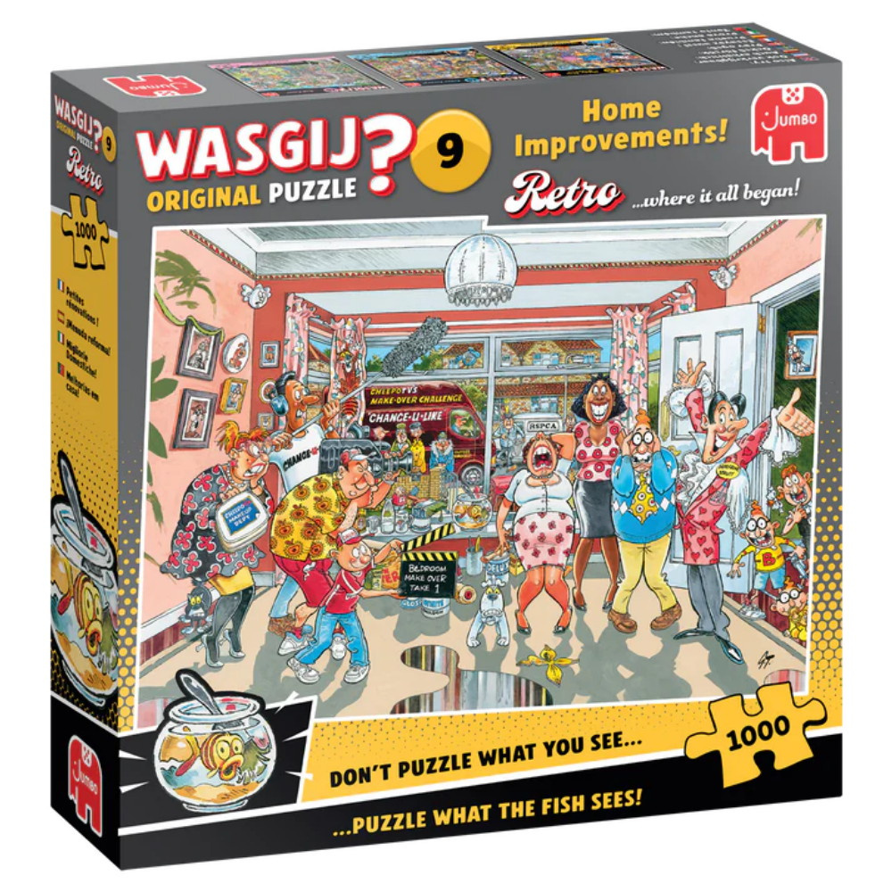 Wasgij? Retro Original #9 - Home Improvements! 1000 Bitar
