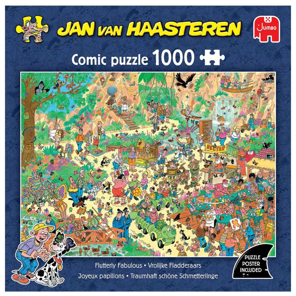 Jan van Haasteren Pussel: Flutterly Fabulous 1000 Bitar