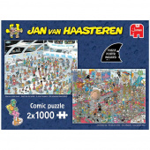 Jan Van Haasteren Pussel - Give Us Some Space & All Dressed Up 2x1000 Bitar Jan Van Haasteren Pussel - Give Us Some Space & All Dressed Up 2x1000 Bitar