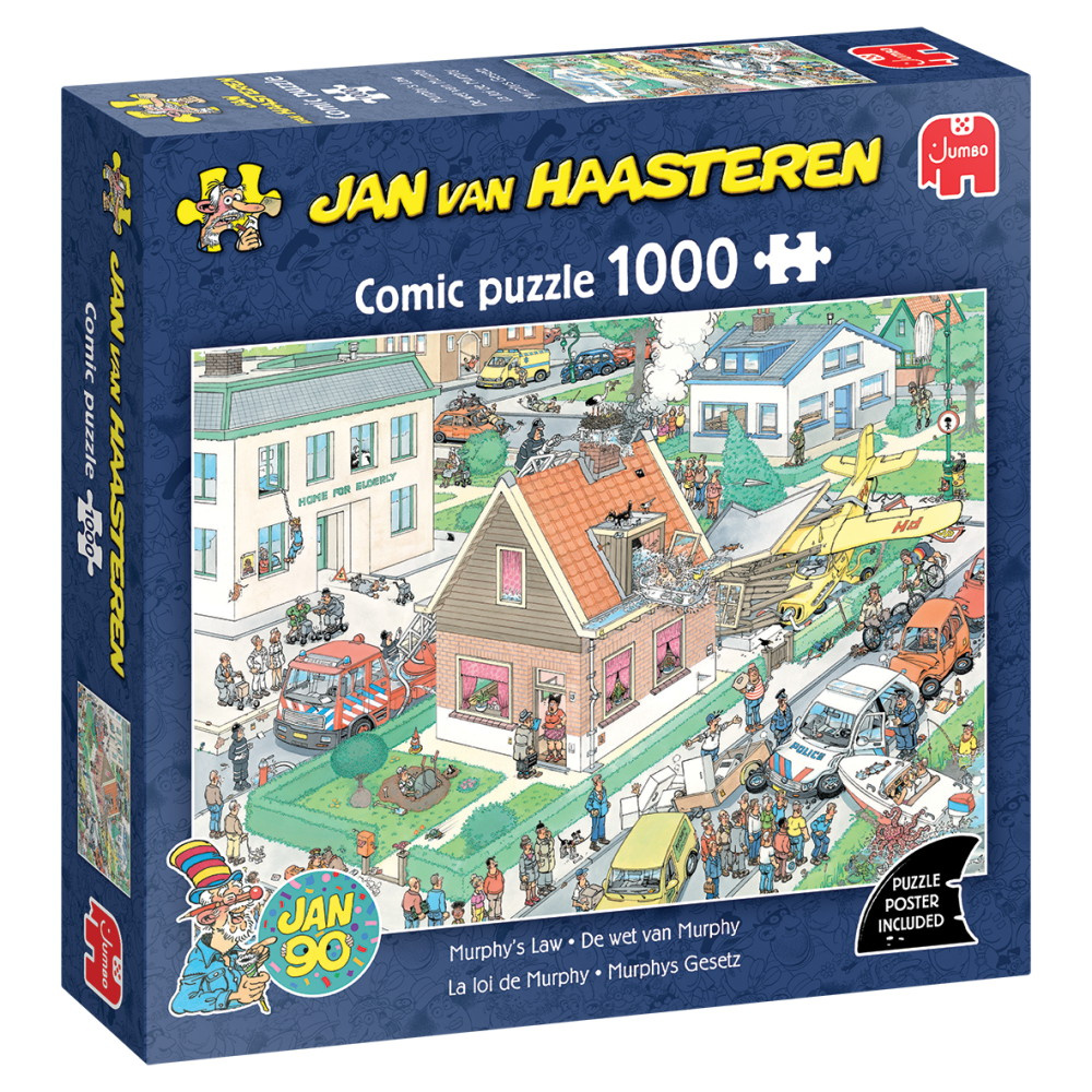 Jan van Haasteren Pussel: Murphy's Law 1000 Bitar
