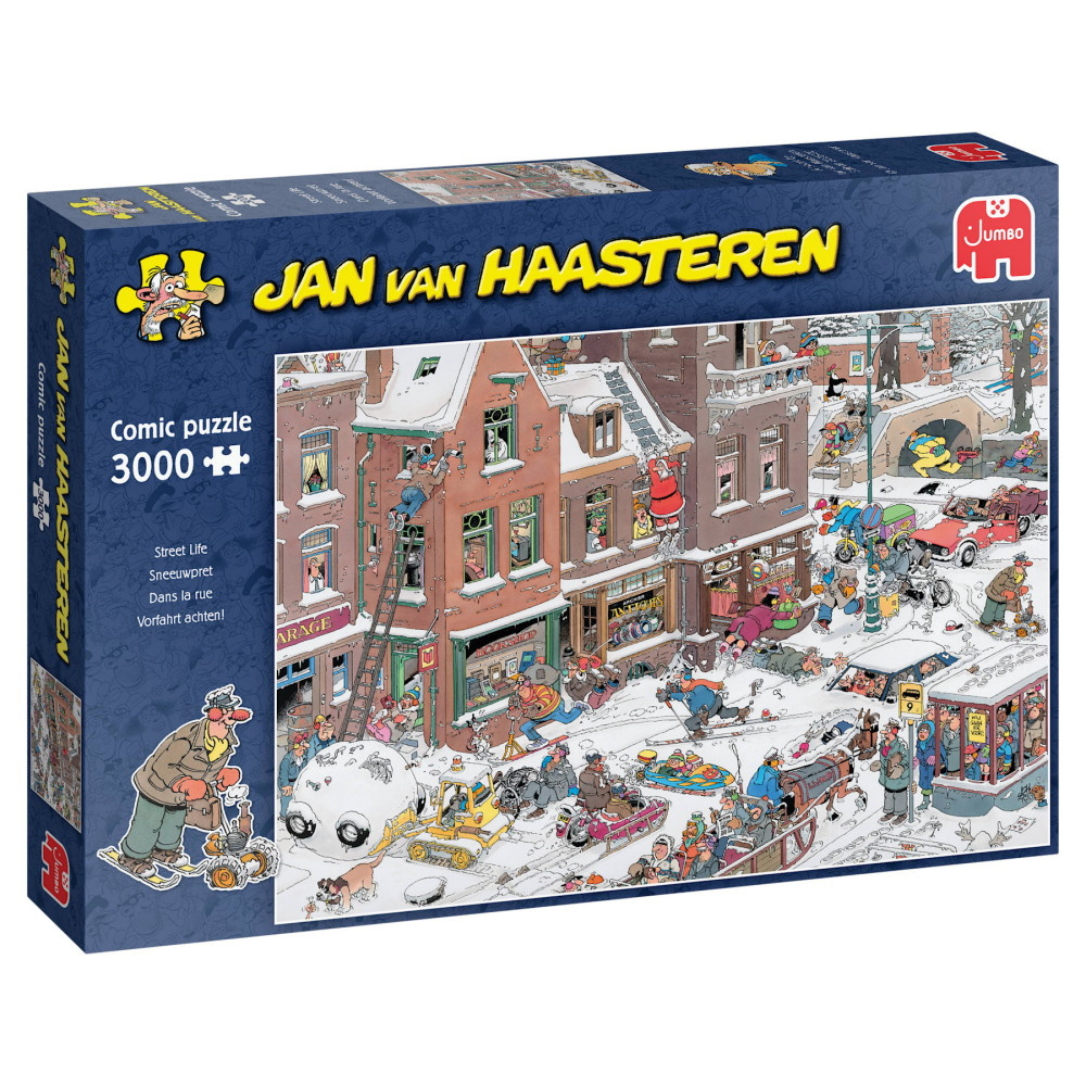 Jan van Haasteren Pussel: Street Life 3000 Bitar