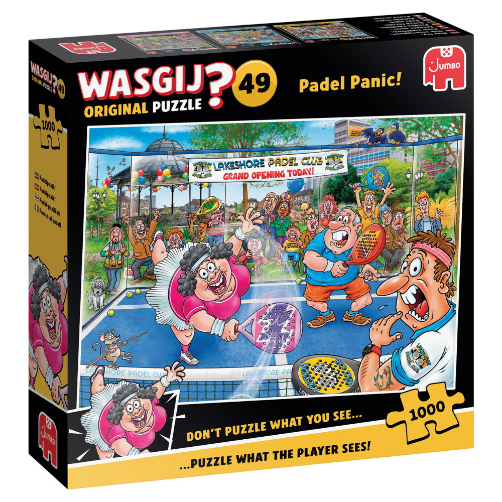 Wasgij? Original #49 - Padel Panic! 1000 Bitar