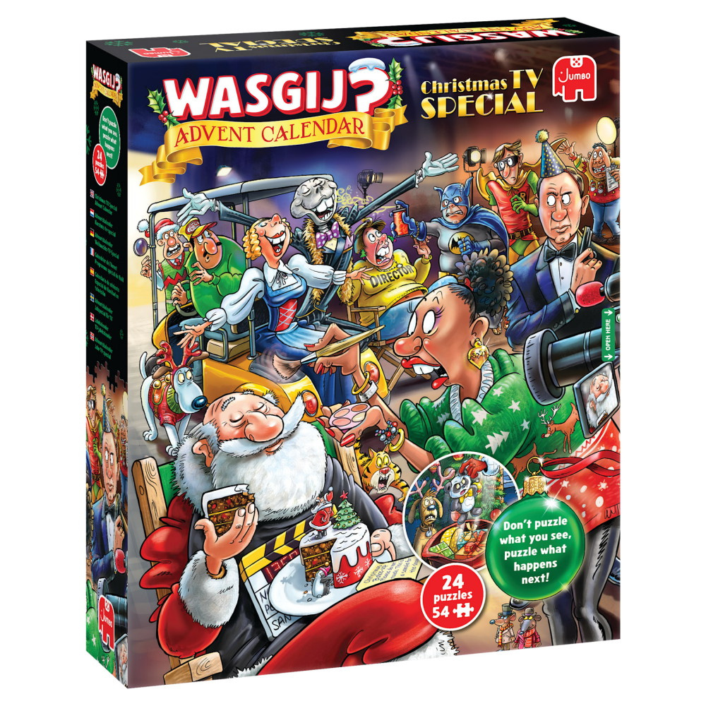 Wasgij? Adventskalender - Christmas TV Special! 24 x 54 Bitar