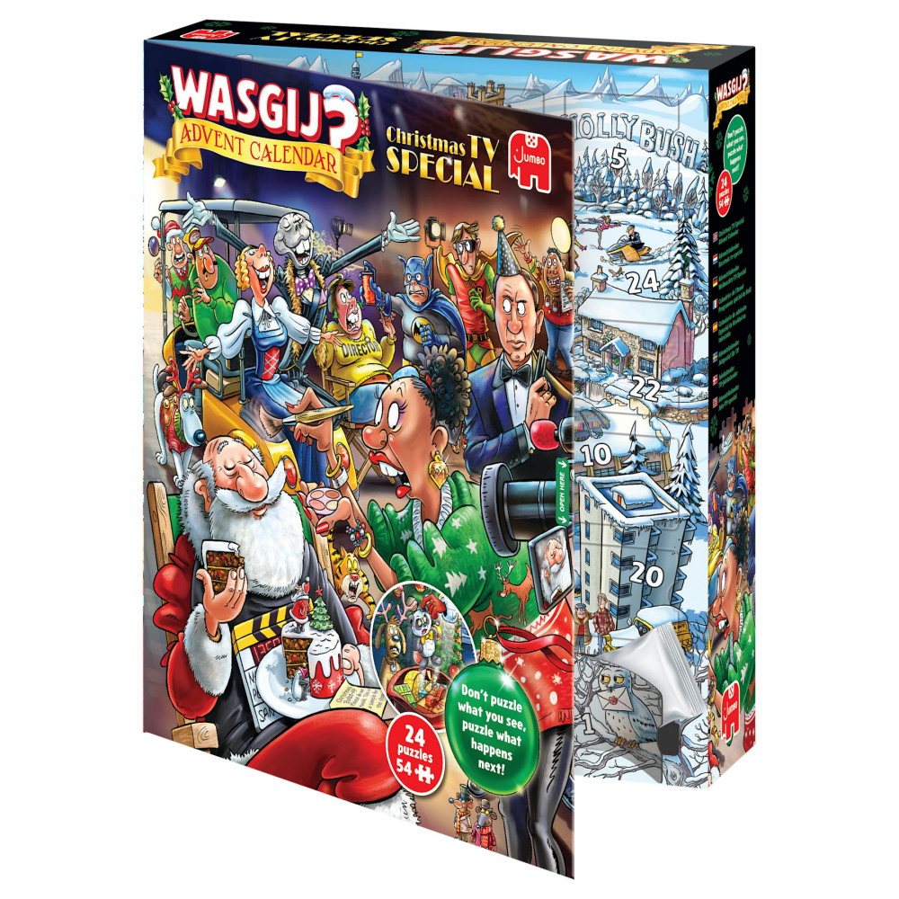 Wasgij? Adventskalender - Christmas TV Special! 24 x 54 Bitar