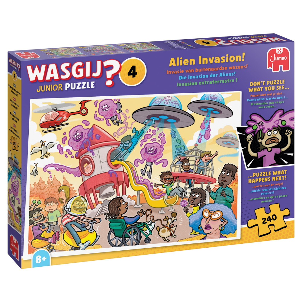 Wasgij? Junior #4 - Alien Invasion! 240 Bitar