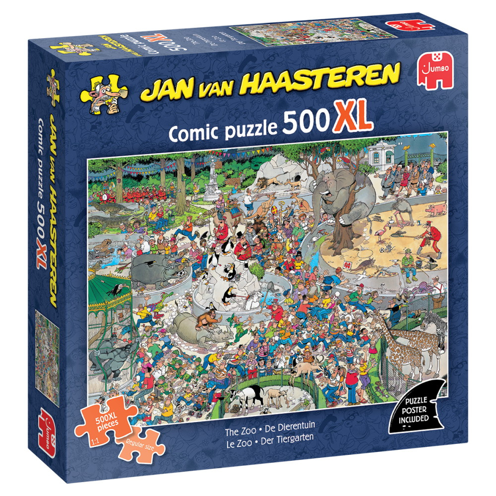 Jan van Haasteren Pussel - The Zoo 500 XXL Bitar