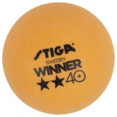 Stiga Winner 40+ 6-pack bollar orange