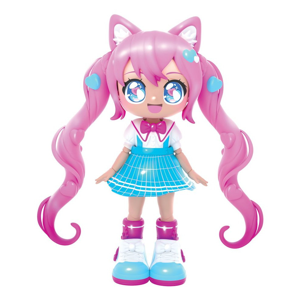 Animakii School Girl + Magical Girl 1 Docka