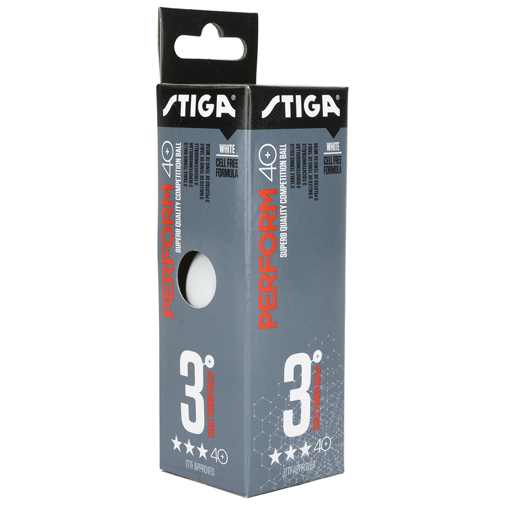 Stiga Perform 40+ 3-pack bollar vit