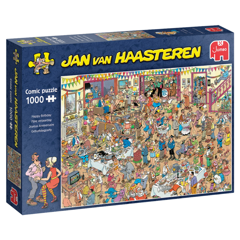Jan van Haasteren - Happy birthday 1000 Bitar 