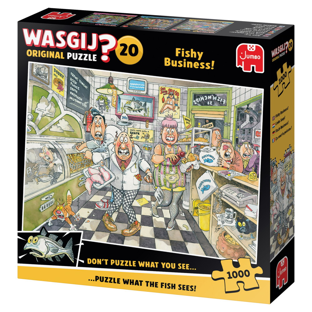 Wasgij? Original #20 - Fishy Business! 1000 Bitar