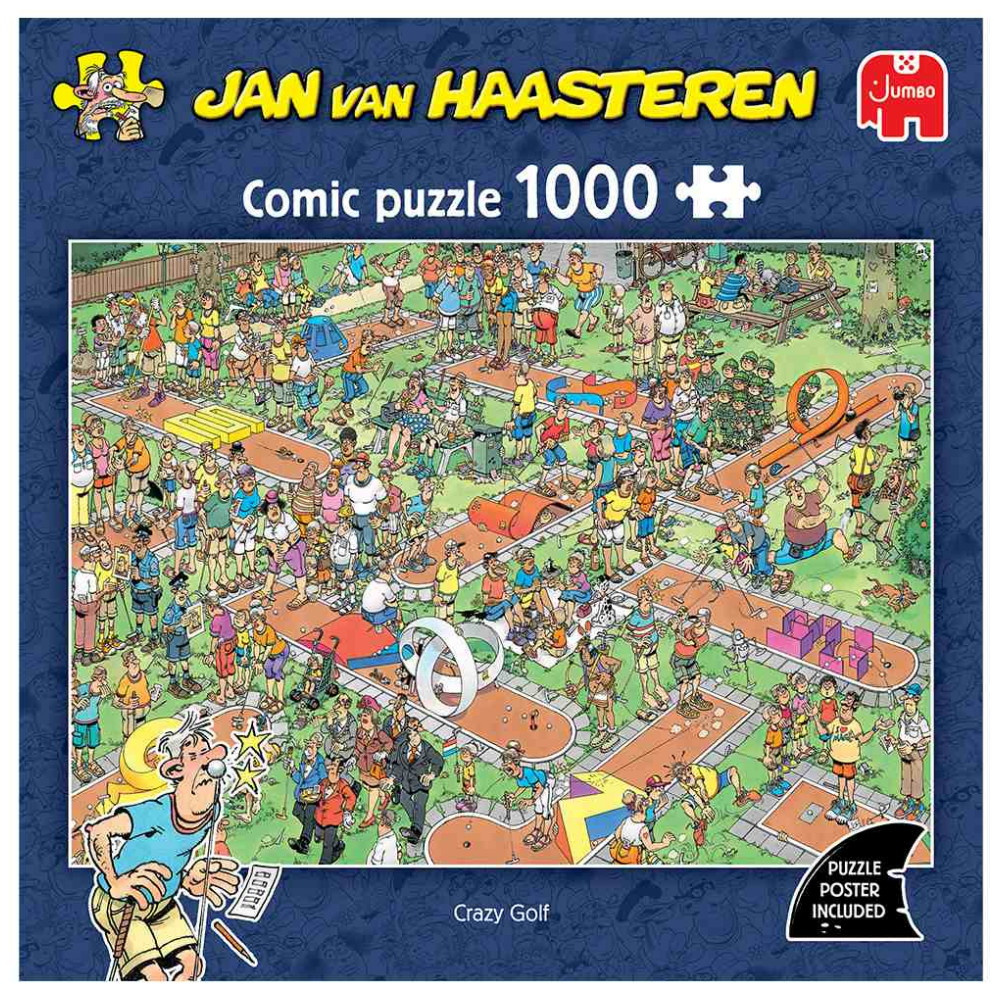 Jan van Haasteren Pussel: Crazy Golf 1000 Bitar