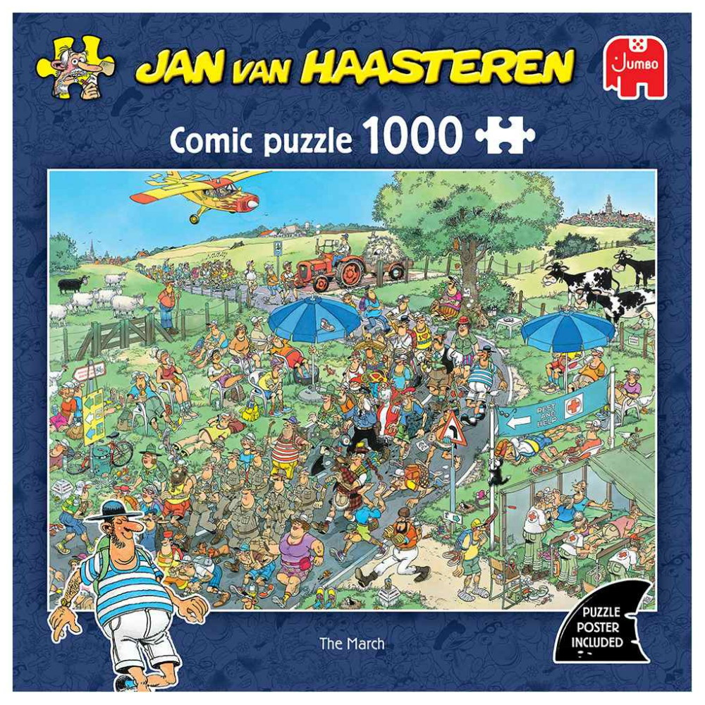 Jan van Haasteren Pussel: The March 1000 Bitar