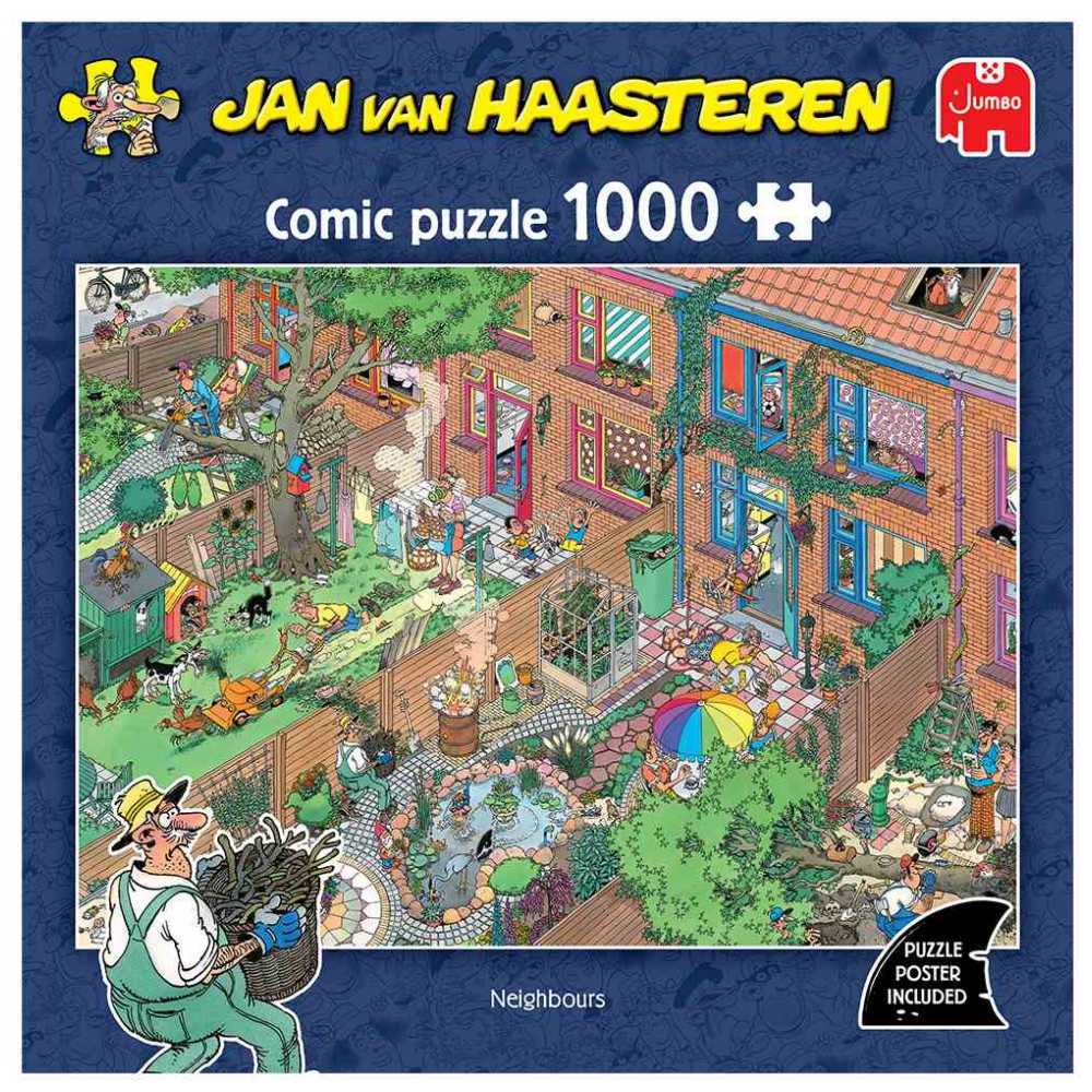 Jan van Haasteren Pussel: Neighbours 1000 Bitar
