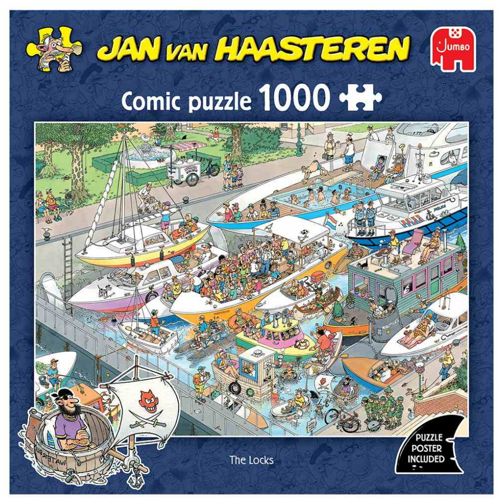 Jan van Haasteren Pussel: The Locks 1000 Bitar