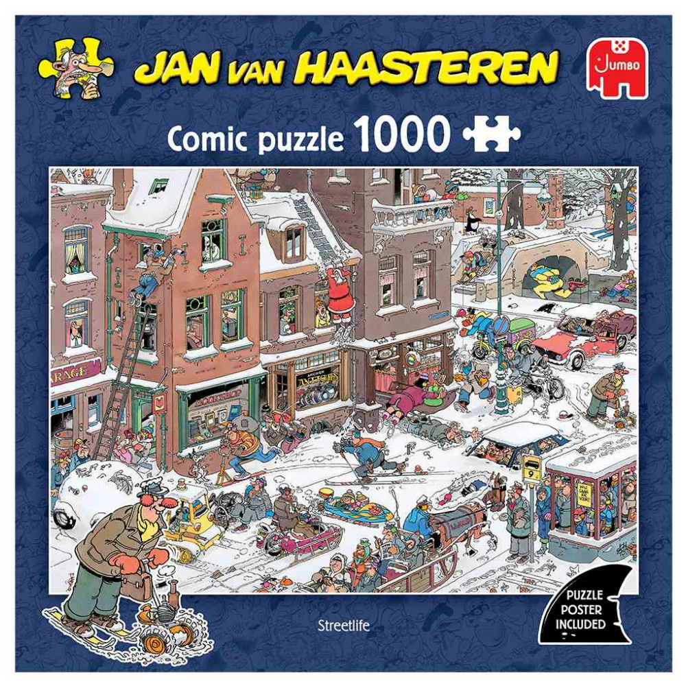 Jan van Haasteren Pussel: Streetlife 1000 Bitar