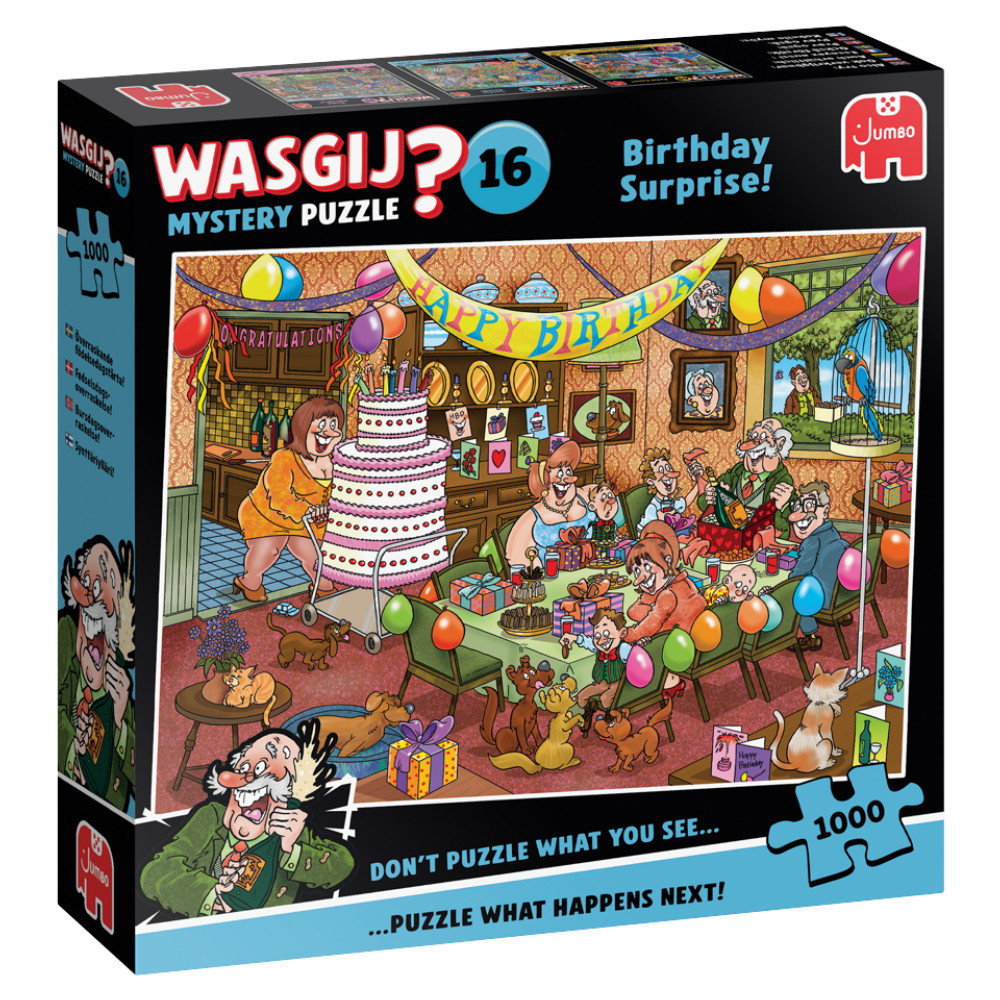 Wasgij? Mystery #16 - Birthday Surprise! - 1000 Bitar
