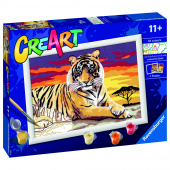 CreArt - Majestätisk tiger