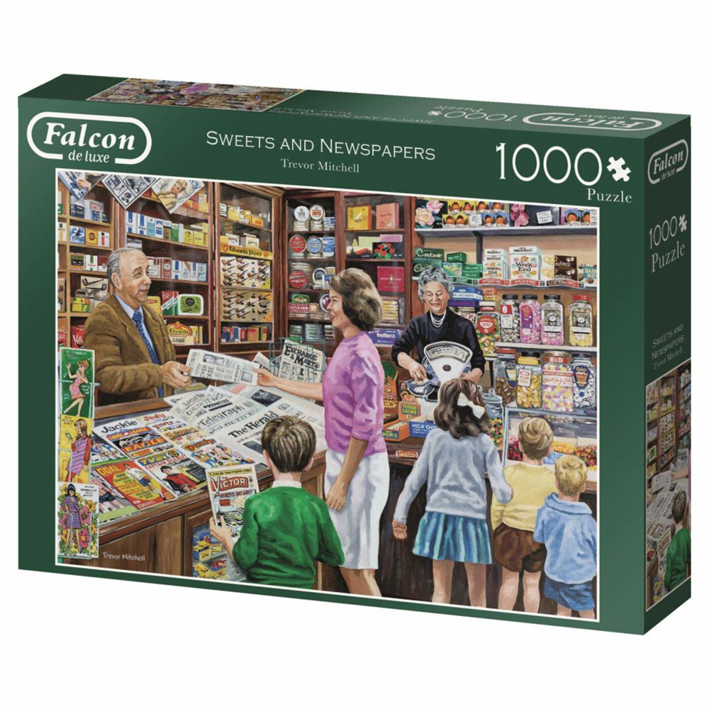 Jumbo Pussel - Sweets and newspaper 1000 Bitar