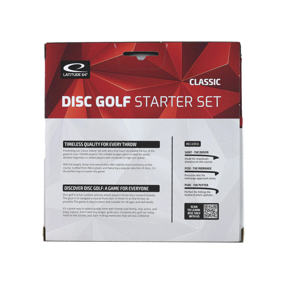 Latitude 64° Disc Golf Starter Set Classic