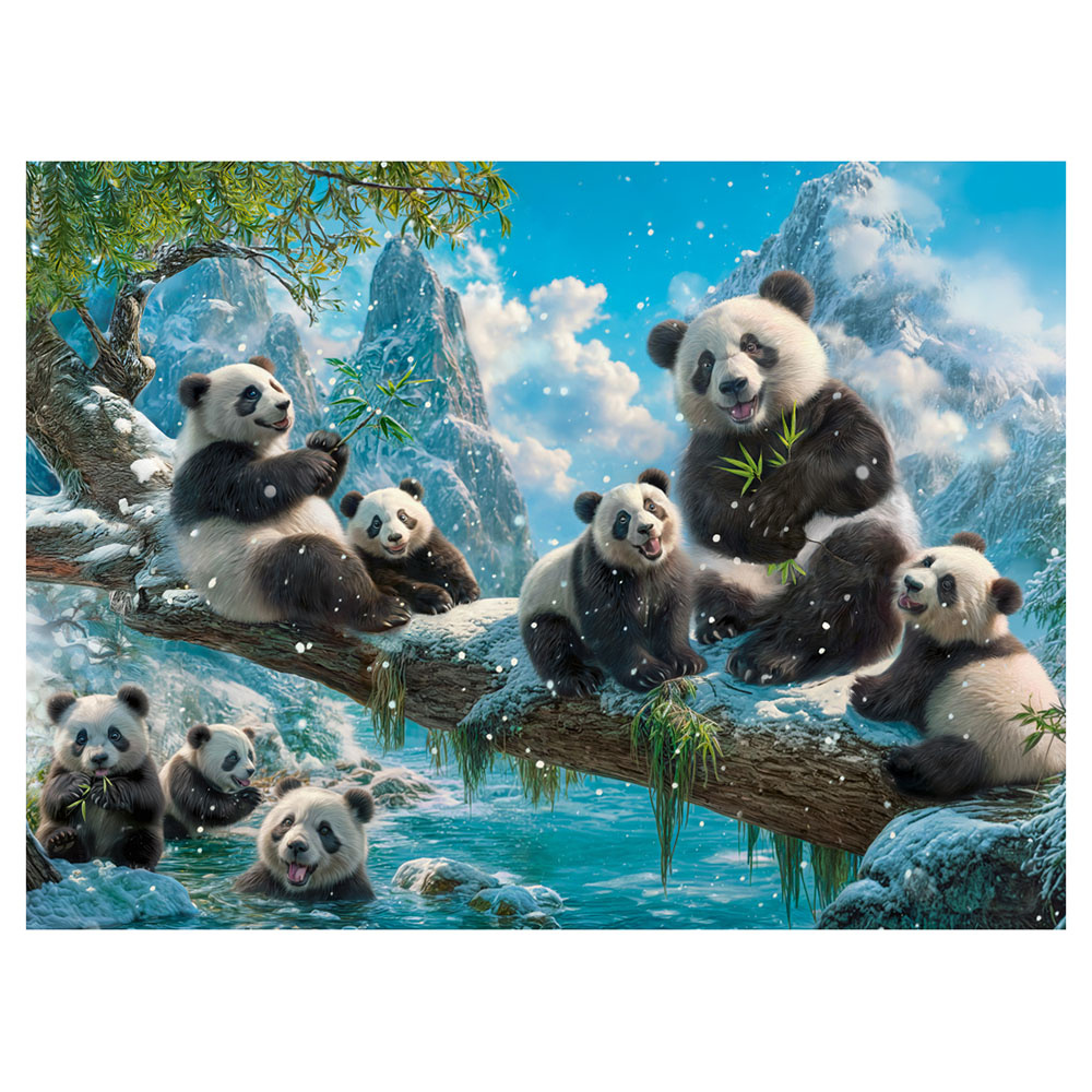 Castorland - Pandas Winter Fun 2000 bitar