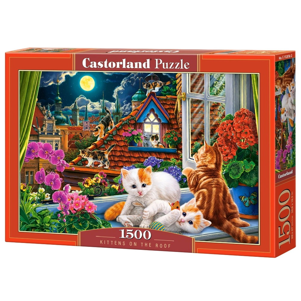 Castorland - Kittens on the Roof 1500 Bitar