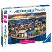 Ravensburger Pussel: Stockholm, Sverige 1000 Bitar Ravensburger Pussel: Stockholm, Sverige 1000 Bitar