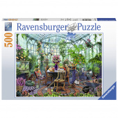Ravensburger Pussel - Greenhouse Mornings 500 Bitar Ravensburger Pussel - Greenhouse Mornings 500 Bitar