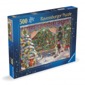 Ravensburger Pussel: The Christmas Shop 500 bitar Ravensburger Pussel: The Christmas Shop 500 bitar
