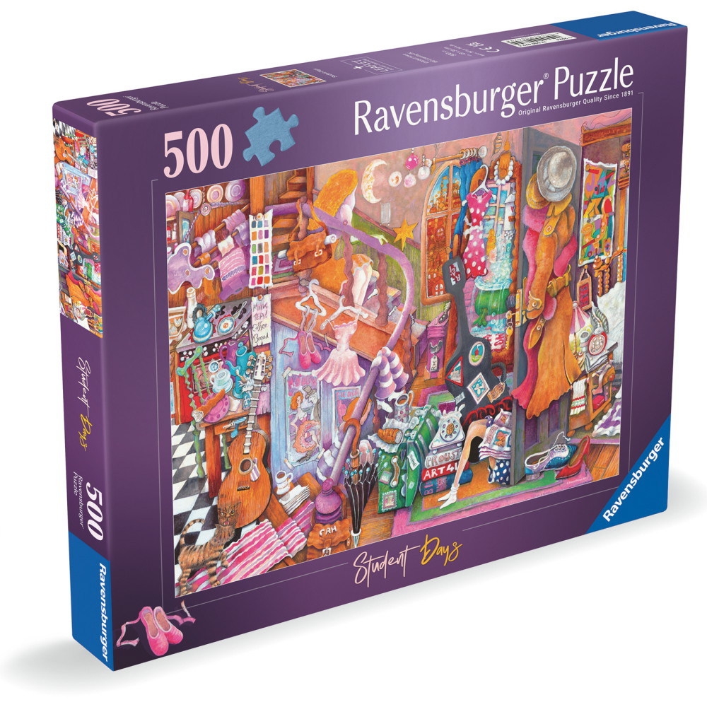 Ravensburger Pussel: Student Days 500 bitar