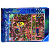 Ravensburger Pussel: Ludicrous Library 500 bitar Ravensburger Pussel: Ludicrous Library 500 bitar