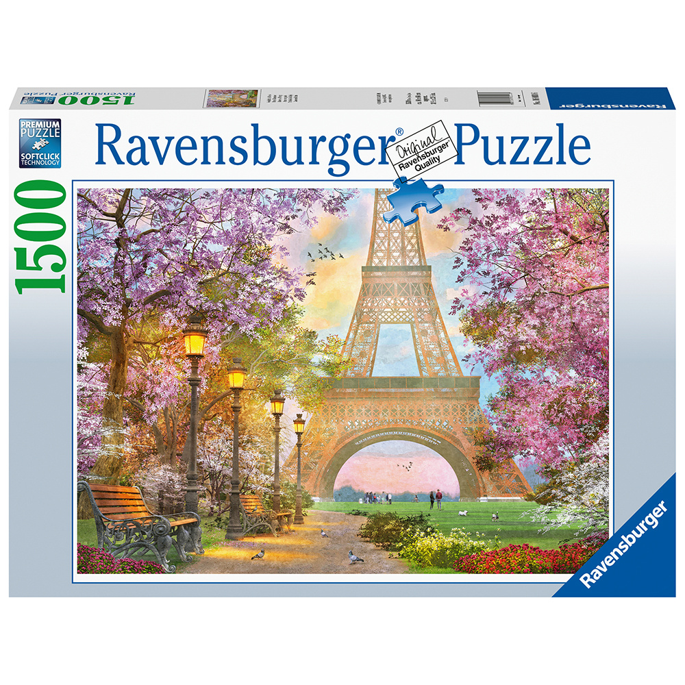 Ravensburger pussel: Paris Romance 1500 Bitar
