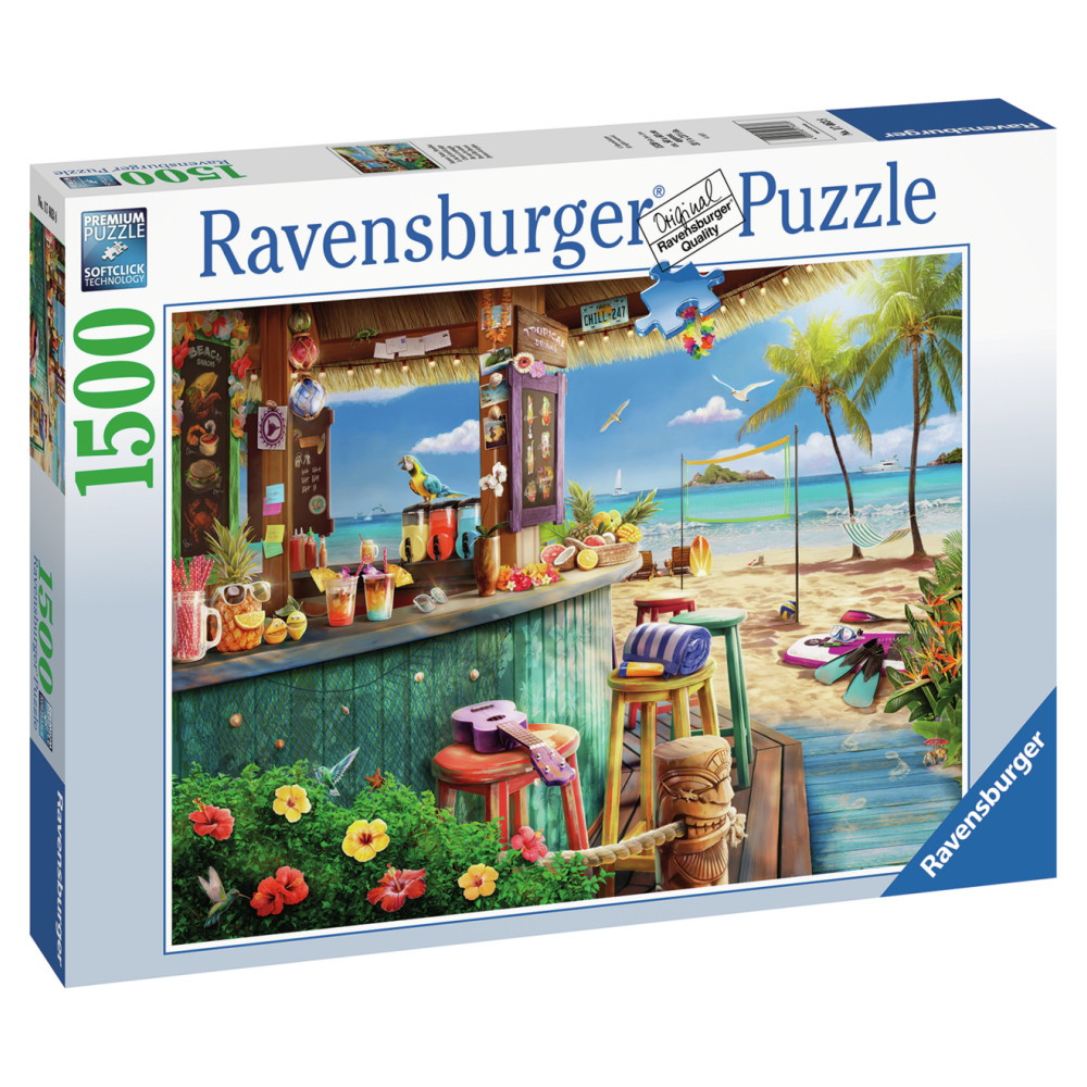 Ravensburger Pussel: Beach Bar Breezes 1500 bitar