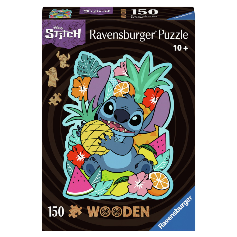 Ravensburger Pussel -  Wooden Disney Stitch 150 Bitar