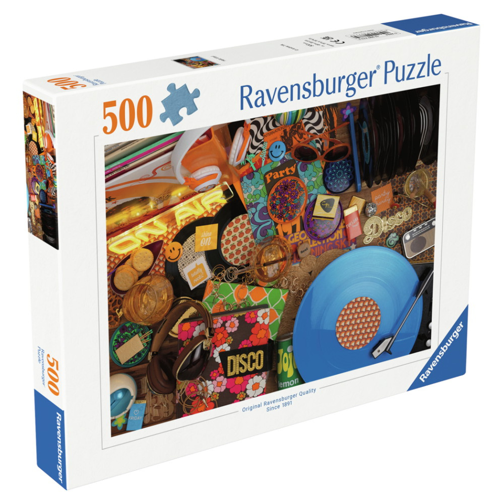 Ravensburger Pussel: Hello Vinyl 500 Bitar