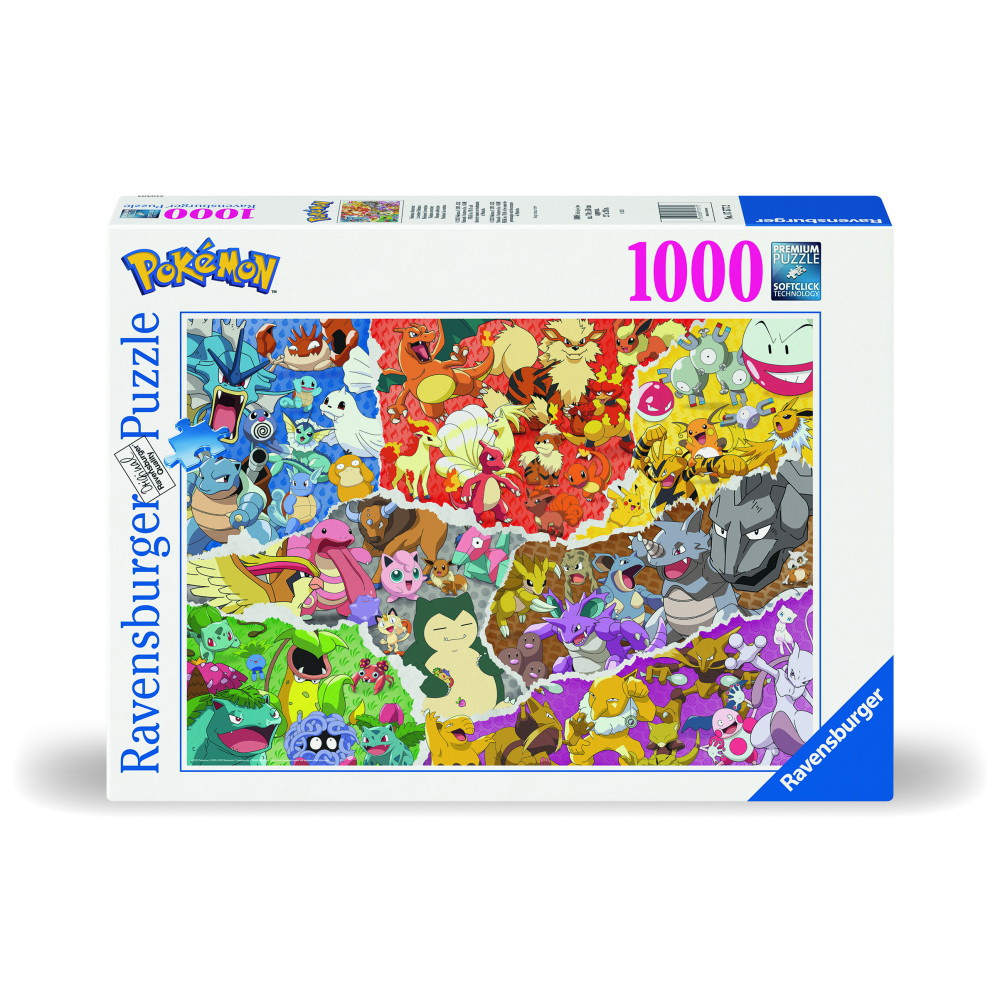 Ravensburger Pussel: Pokémon Adventure 1000 Bitar
