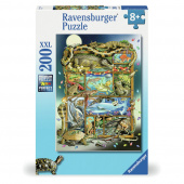 Ravensburger Pussel: Fish And Reptile Menagerie 200 XXL Bitar