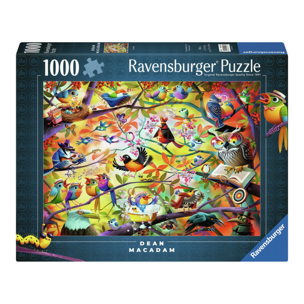 Ravensburger Pussel: Busy Birdies 1000 Bitar
