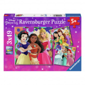 Ravensburger Pussel: Disney Princess 3x49 Bitar Ravensburger Pussel: Disney Princess 3x49 Bitar