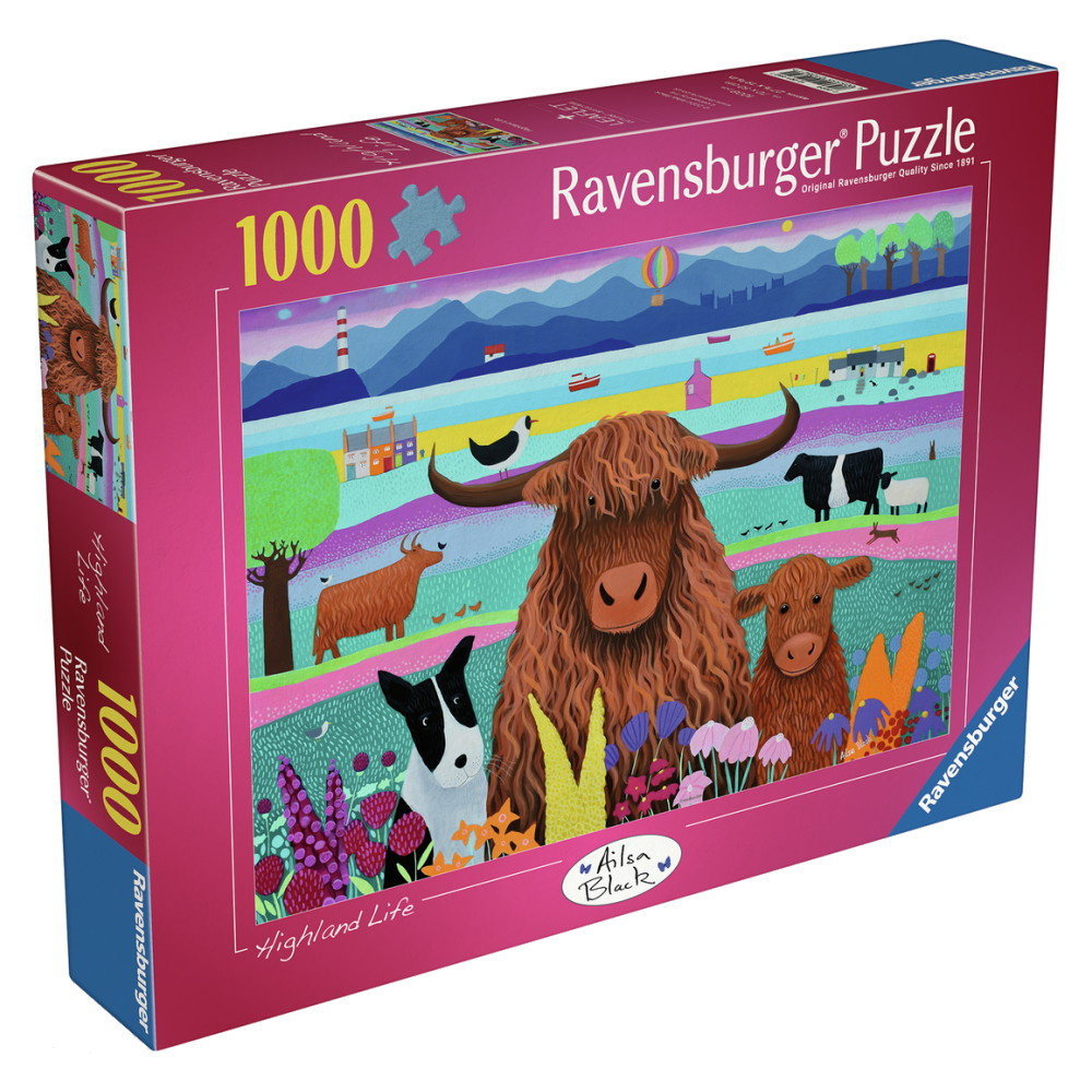 Ravensburger Pussel: Highland Life 1000 Bitar