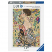 Ravensburger Pussel: Lady with A Fan 1000 Bitar Ravensburger Pussel: Lady with A Fan 1000 Bitar