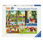 Ravensburger Pussel: Pets of Palm Springs 500 Bitar Ravensburger Pussel: Pets of Palm Springs 500 Bitar