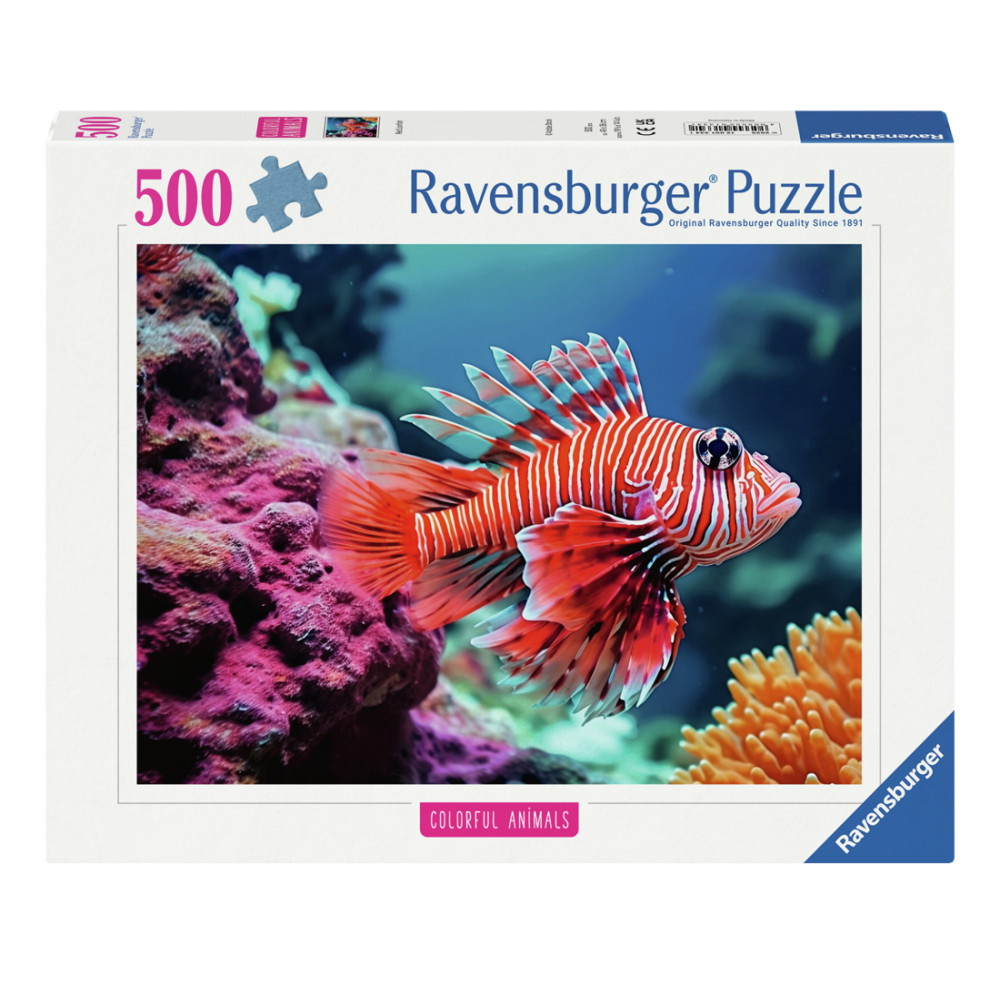 Ravensburger Pussel: Red Lionfish 500 Bitar