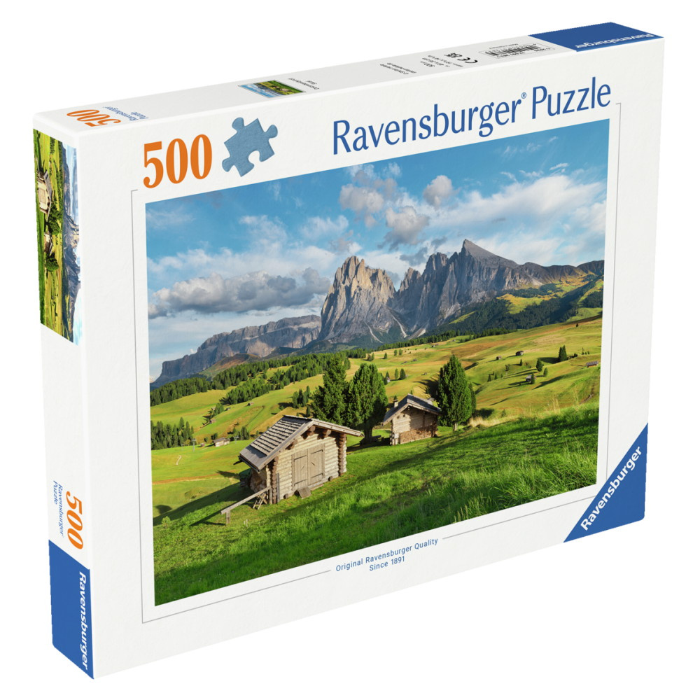 Ravensburger Pussel - Dolomitenidyll of Siusi 500 Bitar